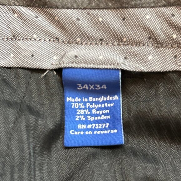 Apt 9 Men's Black Dress Pants - Picture 8 of 8